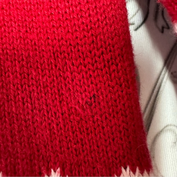 Disney Minnie Mouse sweater Christmas holidays sparkly bow 3D winter knit warm - Picture 10 of 10